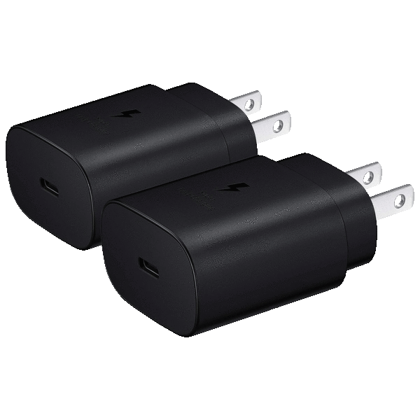 SideDeal 2Pack Samsung 25W Super Fast Charger Cubes