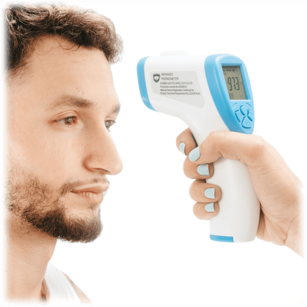 Mask on Every Face Non-Contact Infrared Forehead Thermometer