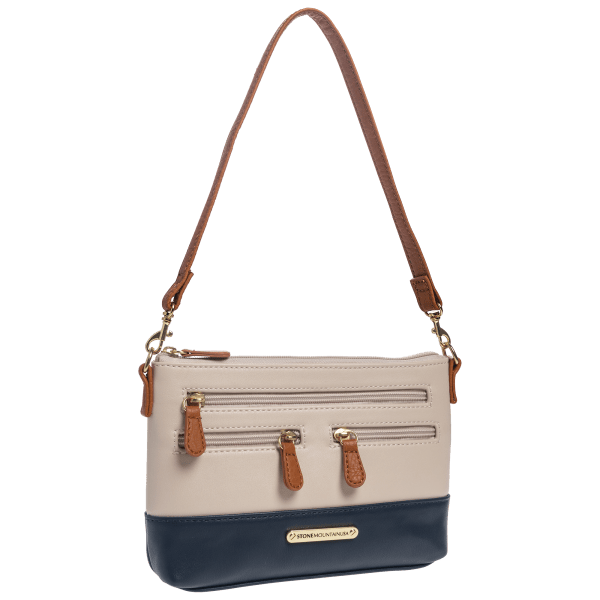 MorningSave: Stone Mountain Genuine Leather Charging Handbag