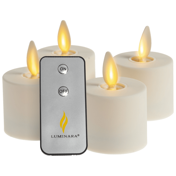 Luminara 4Pack of Tea Lights with Remote