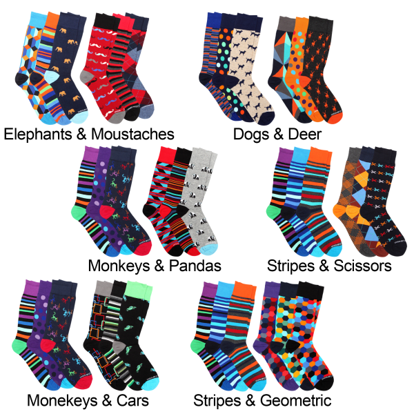 6-Pack: Unsimply Stitched Socks With a Chance of Glen