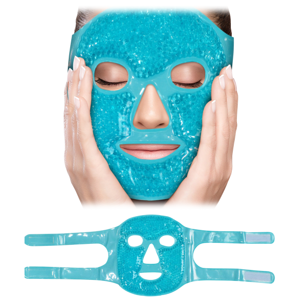 2-Pack: Perfecore Therapeutic Gel Bead Cooling & Heating Face Masks