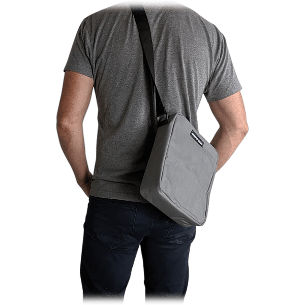 Sharper Image Messenger Bag with Power Bank