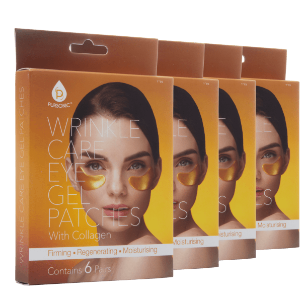 Pursonic Anti-Aging Wrinkle Care Gold Under Eye Collagen Patches (24 Pairs)