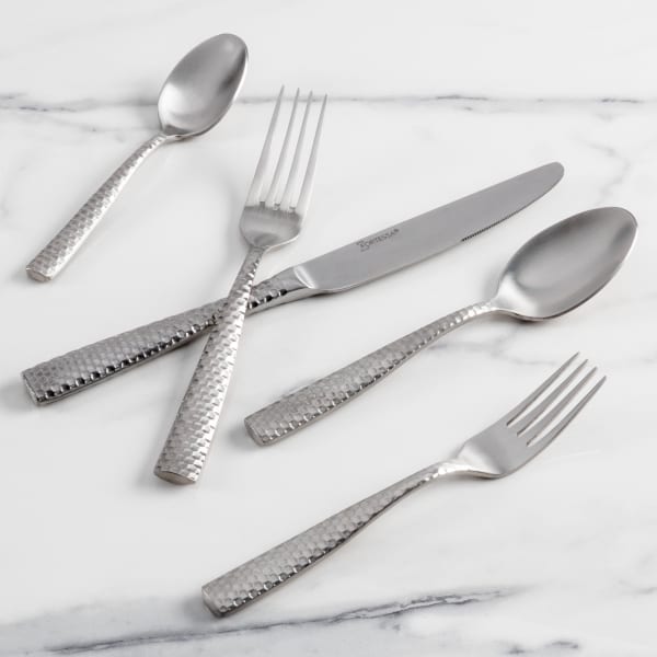 MorningSave: Fortessa Lucca 20-Piece 18/10 Stainless Steel Flatware Set