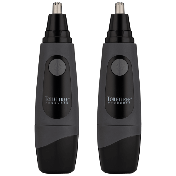 2-Pack: ToiletTree Electronic Nose & Ear Hair Trimmers with LED Lights