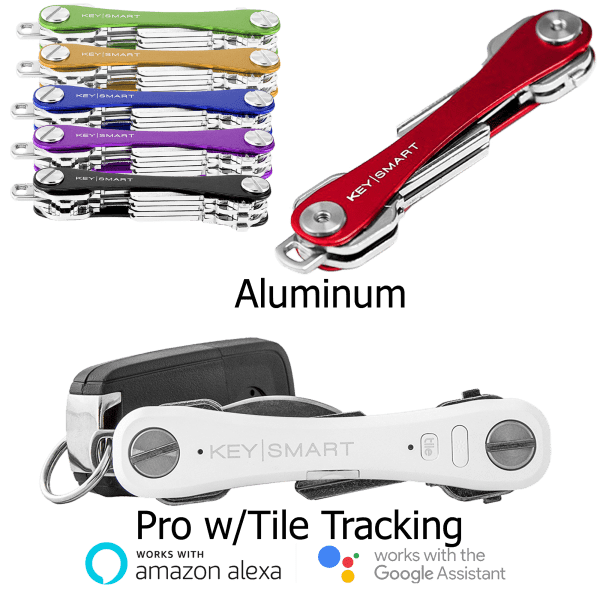 KeySmart Aluminum with Expansion Pack Or KeySmart Pro with Tile