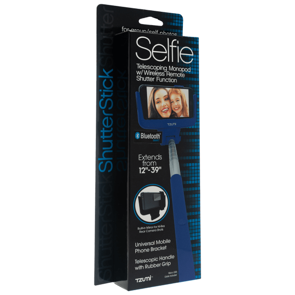 Tzumi Compact Wireless Selfie Stick (Random Color)