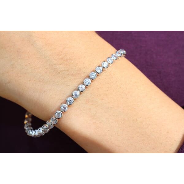 Cloe Tennisbracelet Crystal Gold