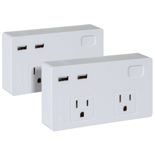 2-Pack: Etekcity 5610 Joule Wall Surge Protectors with 2 USB Charging Ports