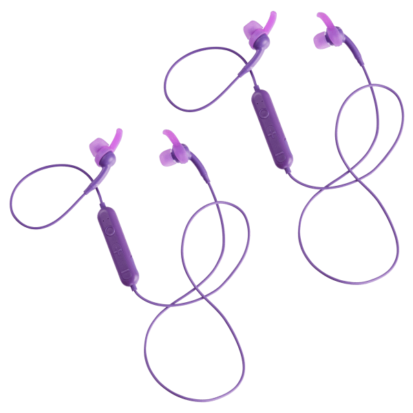 2-Pack: iFrogz Free Rein 2 In-Ear Wireless Earbuds in Purple