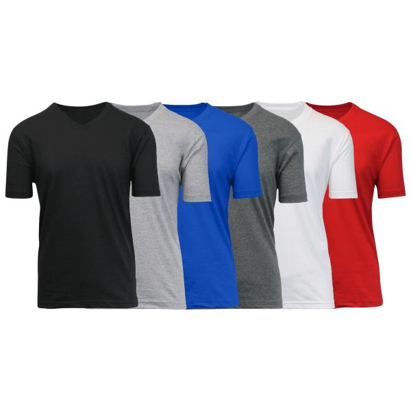 SideDeal: 6-Pack: Women's Loose-Fit Short Sleeve V-Neck Classic Tee