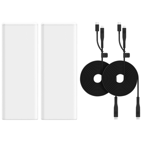 4-Pack: 2 Mophie Power Boost XL with 2 USB-C Switch Tip Cables