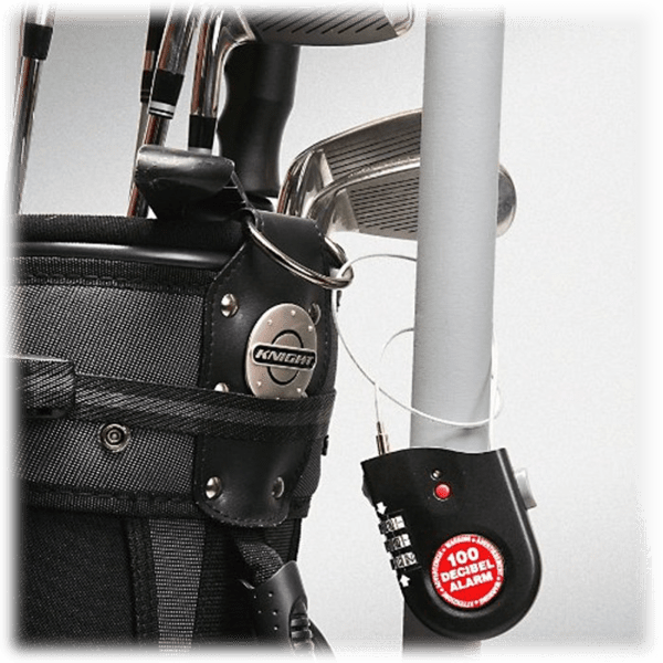 MorningSave 2Pack ReTrak Retractable Cable Lock with Alarm