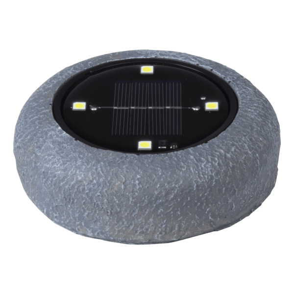 Meh 8Pack Rock Solar InGround Pathway Lights