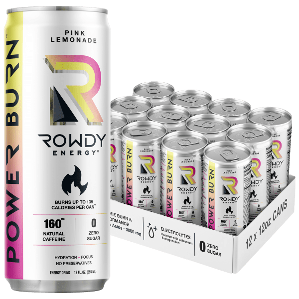 SideDeal: 12-Pack: Rowdy Power Burn Energy Drinks