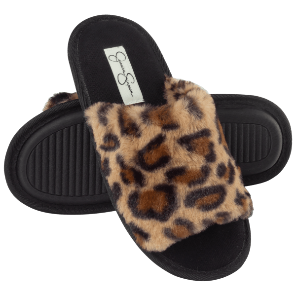 Jessica Simpson Fur Slide Slippers