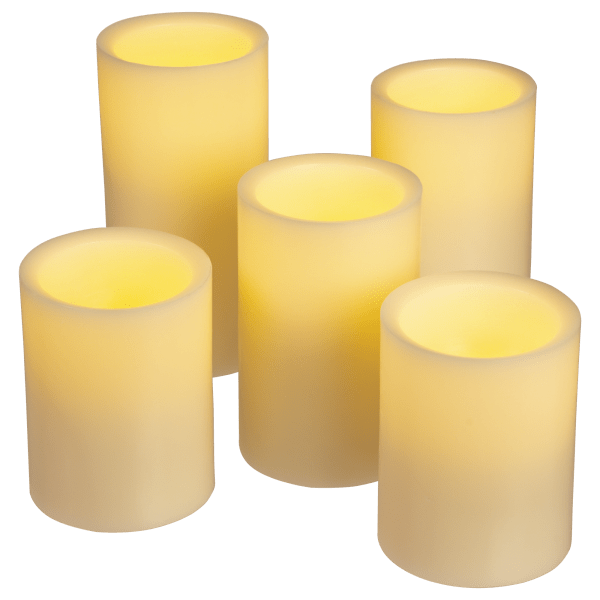 MorningSave: Matchless by Luminara 5-Piece Push Button Flameless Candle Set