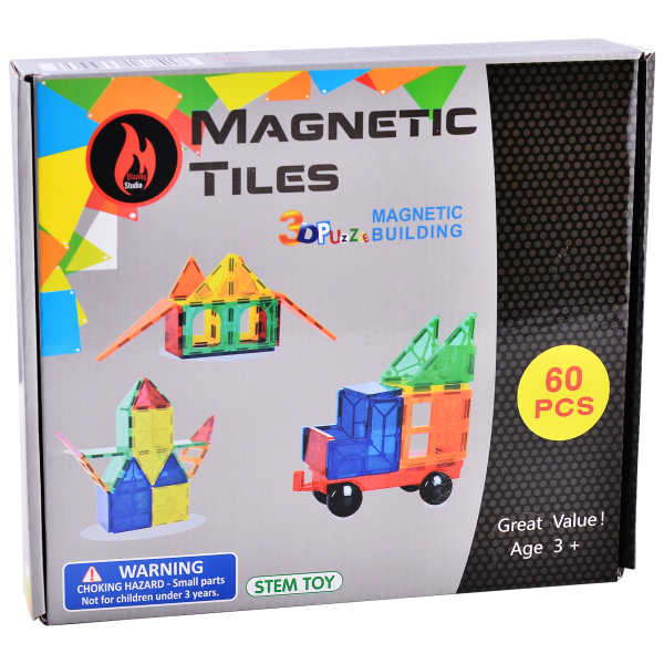 Meh: 60-Piece Magnetic Toy Set