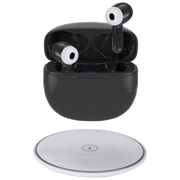 MorningSave Airplus Tune True Wireless Earbuds + Qi Pad Charging Bundle