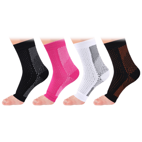 Extreme Fit Copper-Infused Plantar Fasciitis Compression Foot Sleeves