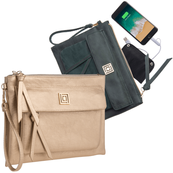 charging pouch wristlet