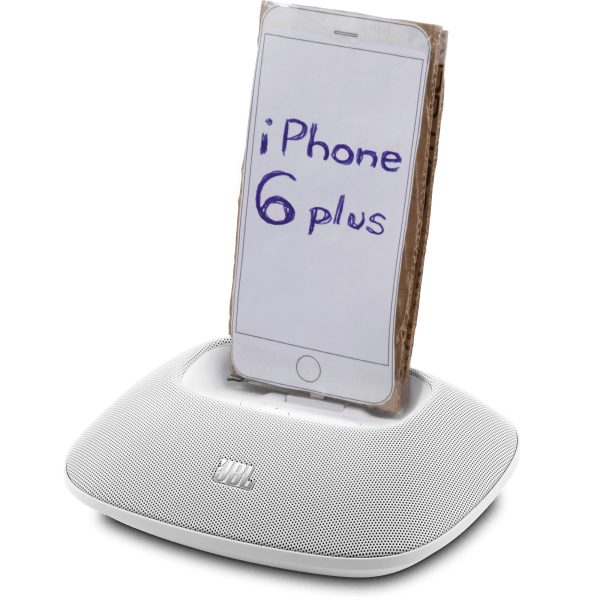 iPhone Charger & Sound Embiggener Stand