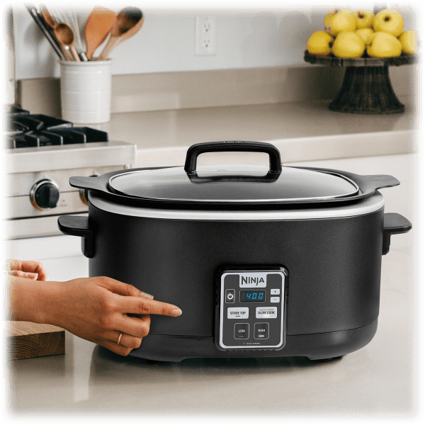 MorningSave Ninja 2in1 6 Quart Digital Slow Cooker Cooking System