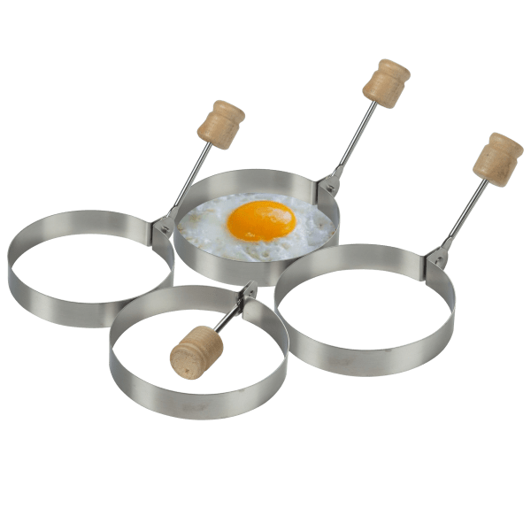 4-Piece Meridian Point 3.5" Egg Ring Molds