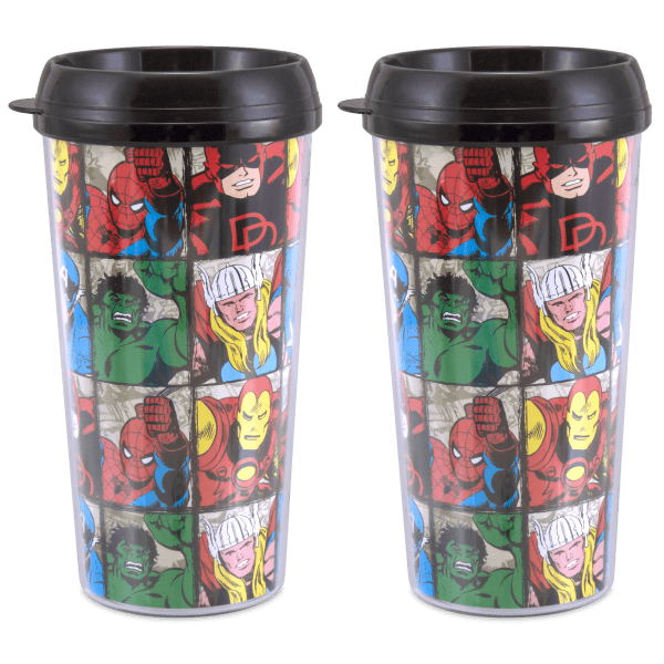 2-for-Tuesday: Star Wars or Marvel 16oz Travel Mugs