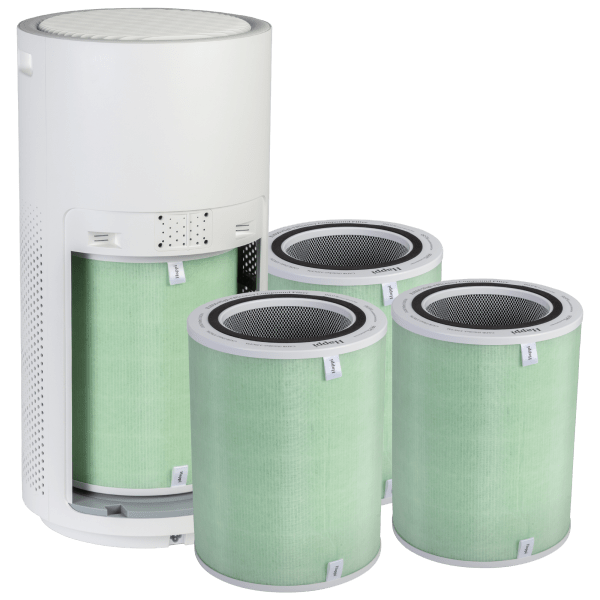 Our Happi 1500sqft HEPA Air Purifier with UV Light + 3 Replacement Filters