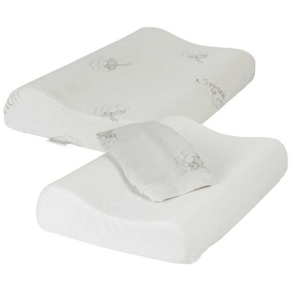 2-Pack: Contour Memory Foam Pillows with Washable Covers