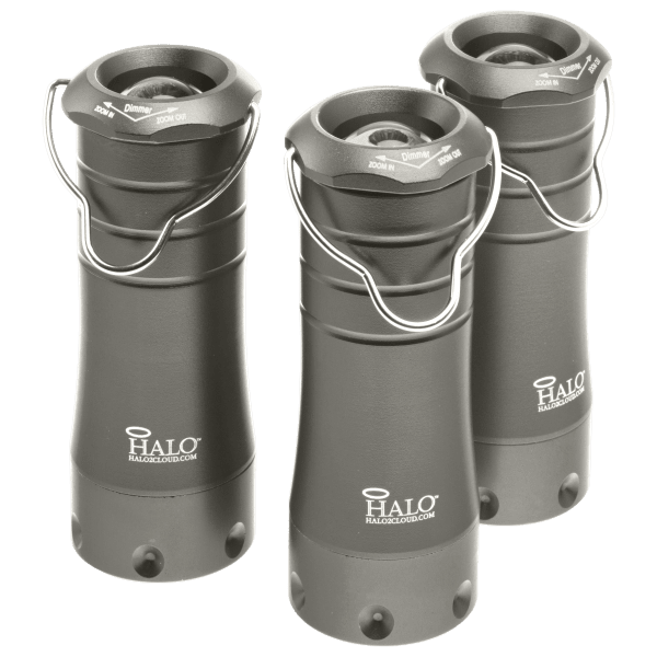 3-Pack: Halo Mini 2-in-1 LED Lantern & Flashlight