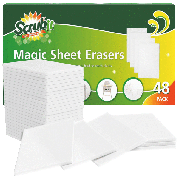 48- or 72-pack Scrub-It Eraser Magic Cleaning Sponges