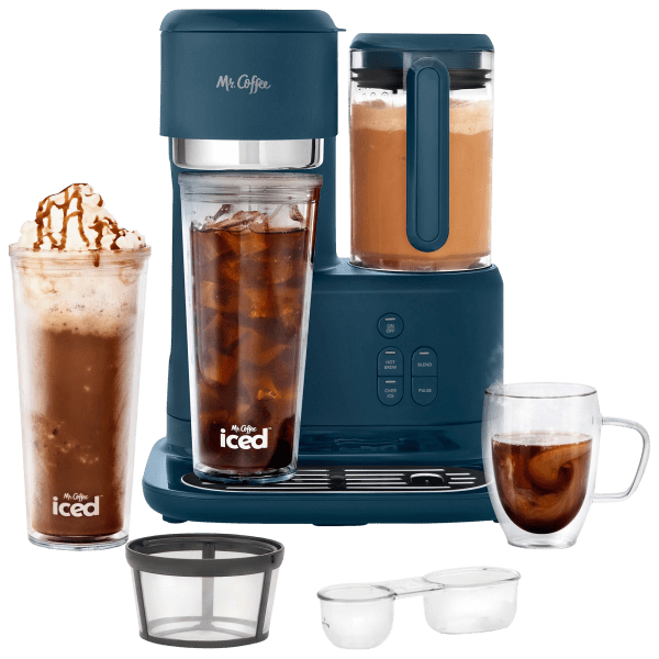 Mr. Coffee Single-Serve Frappe Iced, and Hot Coffee Maker and Blender