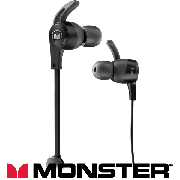Monster iSport Sweatproof In-Ear Bluetooth Earbuds (Certified Refurbished)