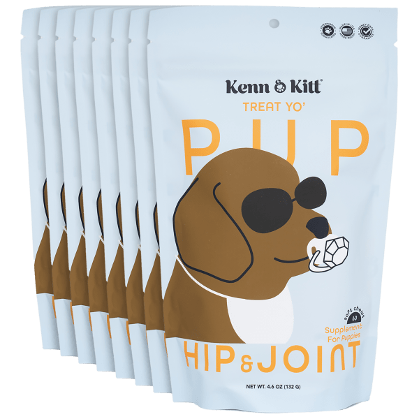 8-Pack: Kenn & Kitt Vet-Formulated Hip & Joint Treats for Puppies