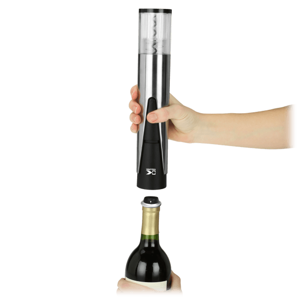 MorningSave Kalorik 2in1 Stainless Steel Wine Opener and Preserver