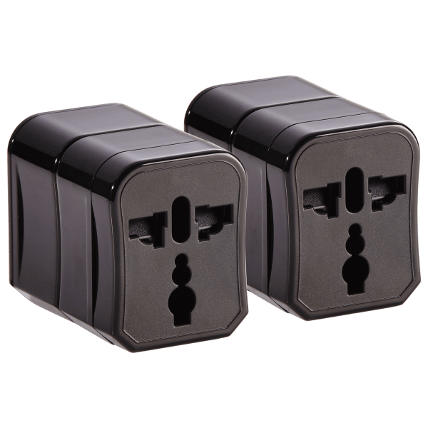 2-Pack: ZipKord Universal Travel Adapter with Storage Case