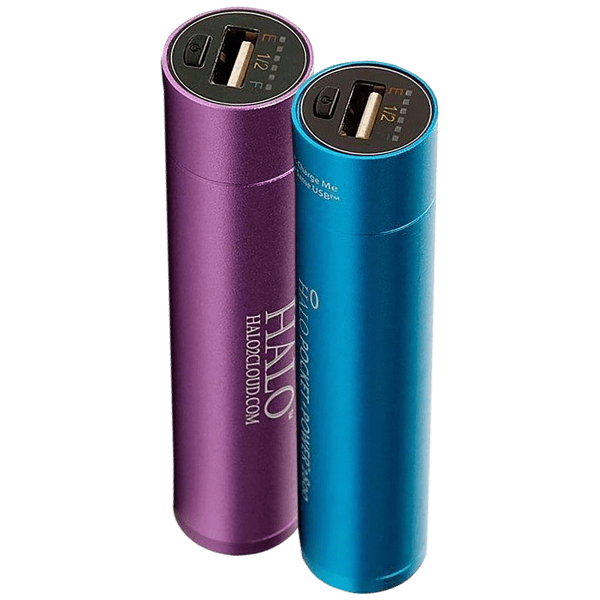 2-Pack: Halo Pocket Power 2800 Compact Charger