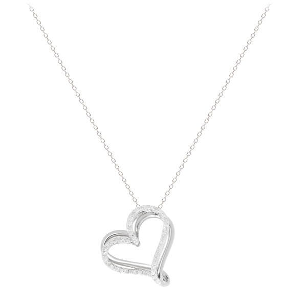 MorningSave: Diamond Muse 1/4 ct. Diamond Heart Shaped Pendant