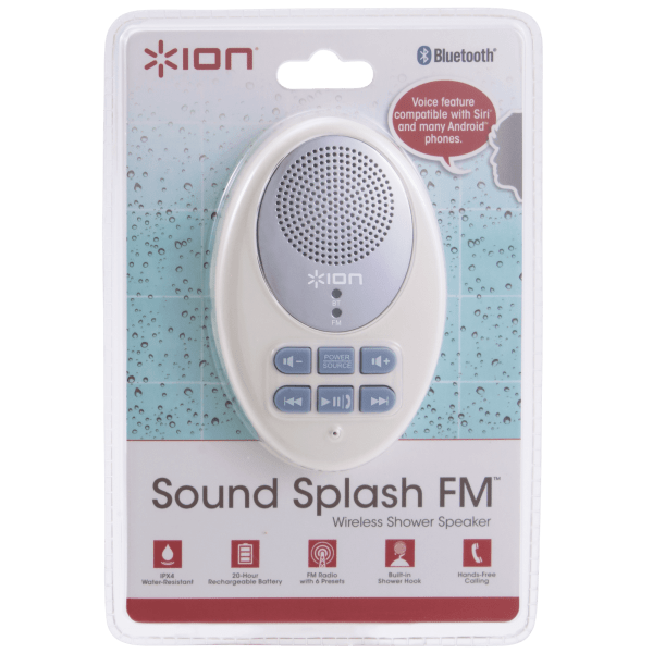 Ion Audio Sound Splash Bluetooth Speaker with FM Radio