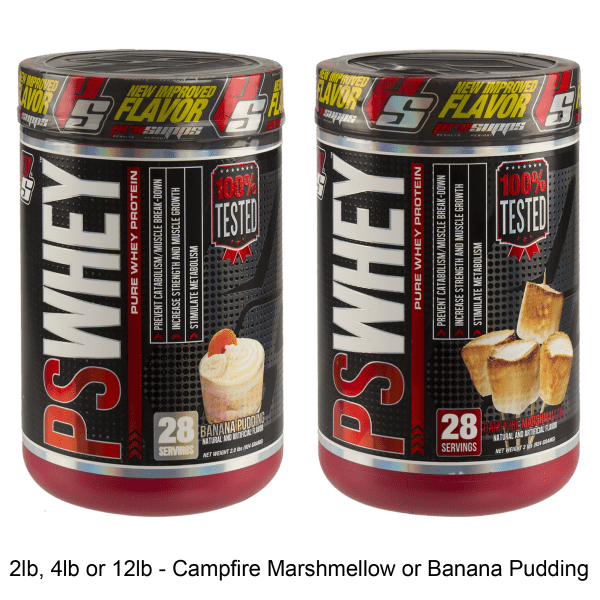 2lb, 4lb, or 12lb of ProSupps PS Whey Protein