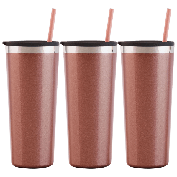 MorningSave: 3-Pack: Maars Roadie 22oz Stainless Steel Double Wall Tumblers