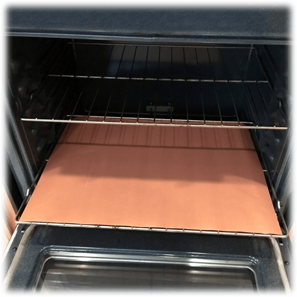 SideDeal 2Piece Copper Oven Liner Set