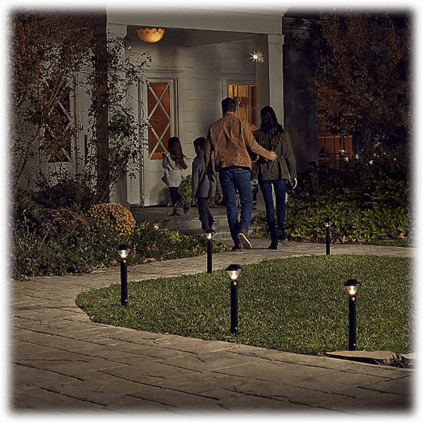 Meh Ring LED Motion Activated Outdoor Battery Path Area Lights w/ FREE