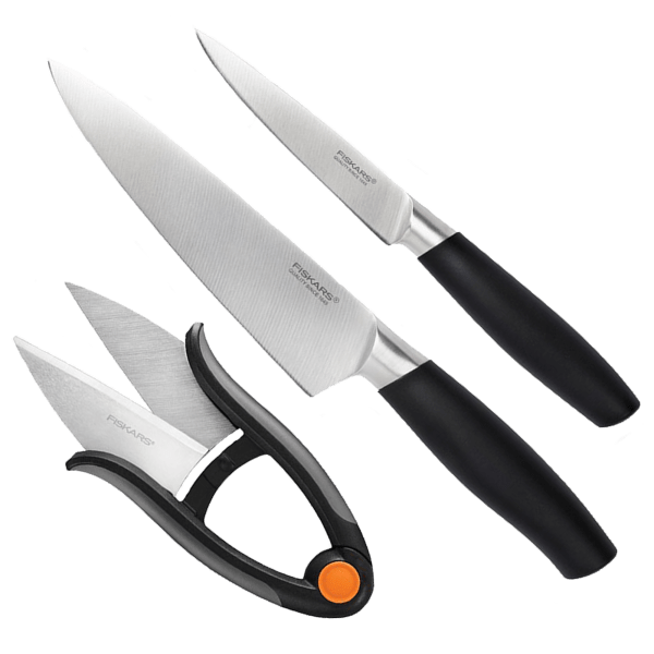 Fiskars 3-Piece Functional Form + Kitchen Cutting Essentials Set