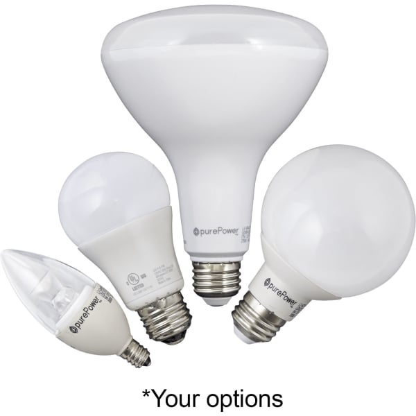 6-Pack: GreenTech Pure Power Dimmable LED Light Bulbs