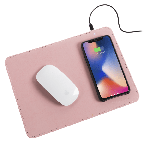 InstaCharge Mousepad with Built-In Wireless Qi Charging