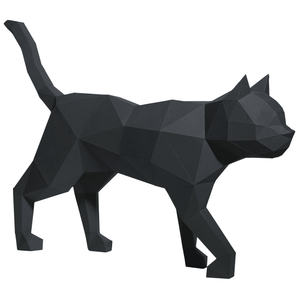 Papercraft World Black Cat Model